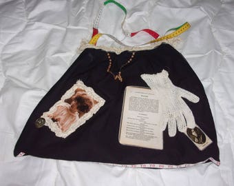 "Reading Morales" retro handbag