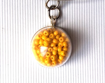 NECKLACE AND ITS HAND BLOWN GLASS PENDANT 20MM