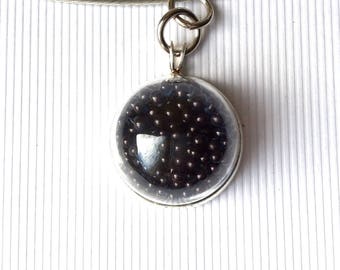 NECKLACE AND ITS HAND BLOWN GLASS PENDANT 20MM
