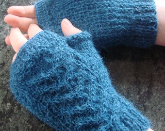 Mittens Maelysse blue Alpaca - OOAK