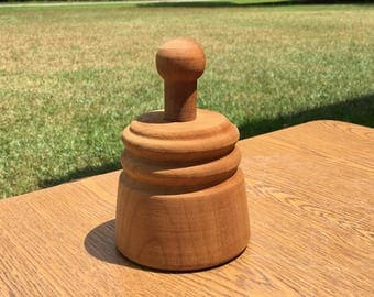 Wood Butter Mold - Cow Shape