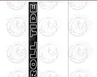 University of Alabama "Roll Tide"- SVG, EPS, PNG Cutting and Design Files, Instant Download