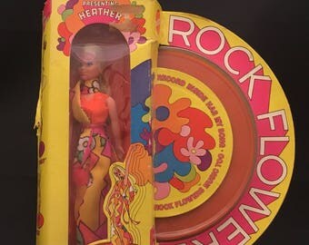 LOT De 11 Poupées Mattel 4 Rock Flowers Vintage - Petites Poupées Collection - FR