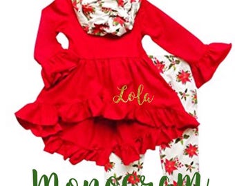 red and green christmas outfits