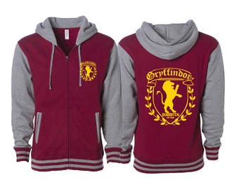 Gryffindor Varsity Jacket Inspired - Harry Potter Sweatshirt Unisex - Harry Potter Fan Gift Present