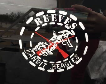 Rabbit hunting decal | Etsy