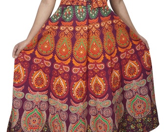 Spring Summer Comfy Maxi Dress Block Print Lilly Sleeveless With V Neck Cotton Handloom Boho Chic Sundress M/L