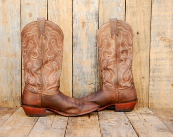 two tone boots for men