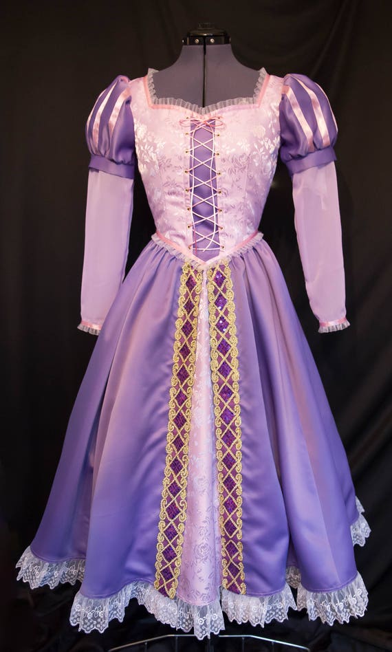 NEW Design RAPUNZEL Tangled Costume ADULT Custom Size