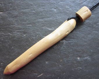 Natural Wood Pendulum/Pendant/Mini Wand - English Ivy - for Constancy.