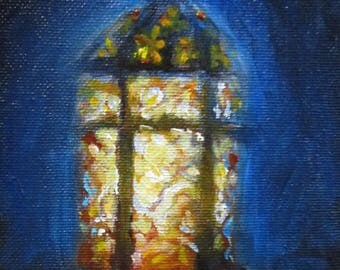 Lantern - original daily painting by Kellie Marian Hill