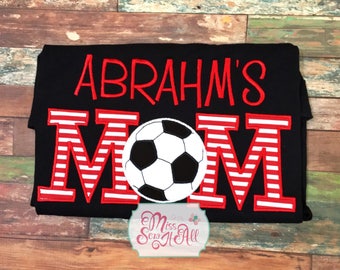 Soccer Mom Shirt, Custom Soccer Mom Shirt, Soccer Mom Tee, Soccer Shirt, Custom Soccer Shirt