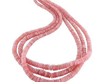 ARGENTINA RHODOCHROSITE BEADS Buttons Graduated 4-8mm NewWorldGems