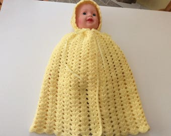 Cape baby size 0-3 months color yellow