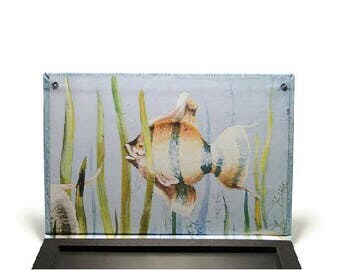 Basic Premium Makeup Palette Magnetic Eye Shadow Eyeshadows Empty Storage aqua fish sea ocean