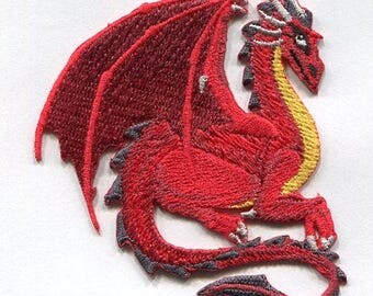 DRAGON iron on patch applique