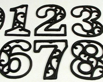 Numbers Cast Iron Stencils Victorian Style Sign Making House Ornate Rustic Country Decor 0 Numbers Cast Iron Stencils Victorian Style Sign Making House Ornate Rustic Country Decor 0