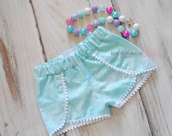 Frozen Birthday Outfit - Elsa Inspired Shorts - Frozen Coachella Shorts - Princess Shorts - Elsa Outfit - Elsa Shorts