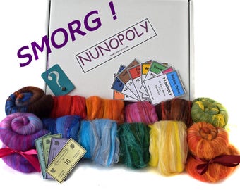 SMORG - NUNOPOLY -Smorgasbox - sample box - 300g - Merino blends