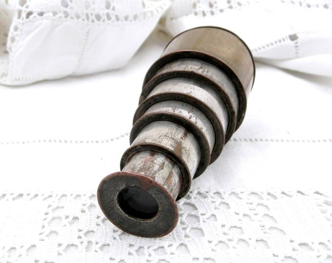 Rare Working Antique Brass Pocket Opera Telescope, Folding Monocle Opera Glasses, French Telescopic Long Vue, Curios, Collection, Decor