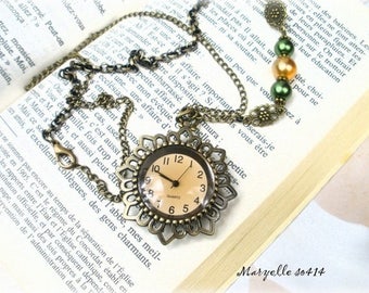 fancy vintage MARYELLE SO414 style pocket watch *.