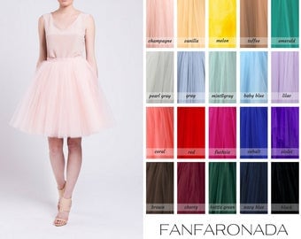 adult tutu skirt, adult tulle skirt, Handmade tulle skirt, High quality skirt, petticoat, knee length skirt, bridesmaid skirt