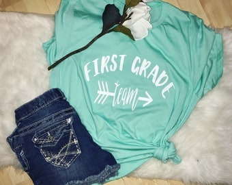 First grade team shirt - first grade teacher - teacher shirt - teacher gift