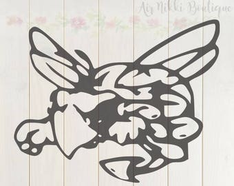 Hornet, Bee, Wasp SVG, PNG, DXF files, instant download