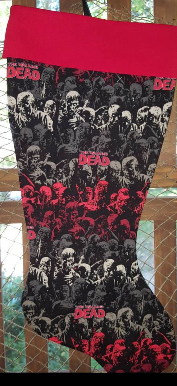 The Walking Dead Christmas Stocking