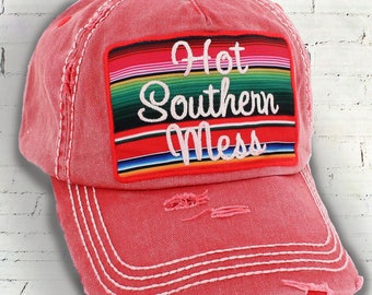 Women's Baseball Hat, Distressed Hat Cap, Women's Hat, Baseball Hat, Women's Cap, Free Spirit Hat, Distressed Cap, Distressed Hat, Cute Hat