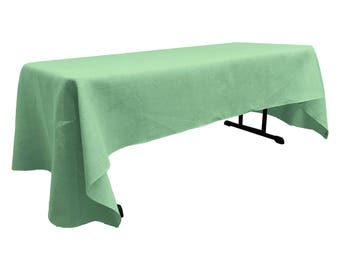 Colored Burlap Tablecloth 60" X 120". Made in the USA