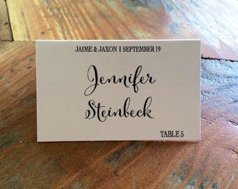 Kraft place cards | Etsy