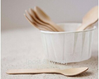 ON SALE - 15% OFF 25 Mini Wooden Spoons - Additional Items Ship Free!!!