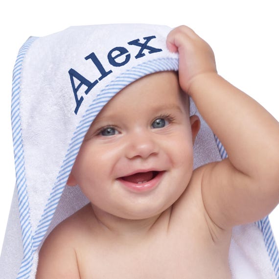 Download Monogrammed Hooded Baby Towel Hooded Towel Baby Baby Hooded