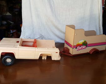 barbie horse and trailer