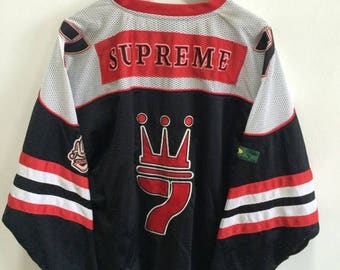 MEGA SALE 25% Vintage Damani Dada Jersey Hockey Ice Hip Hop Jersey Hip Hop Fashion Swag Supreme Spellout Size XL Rare