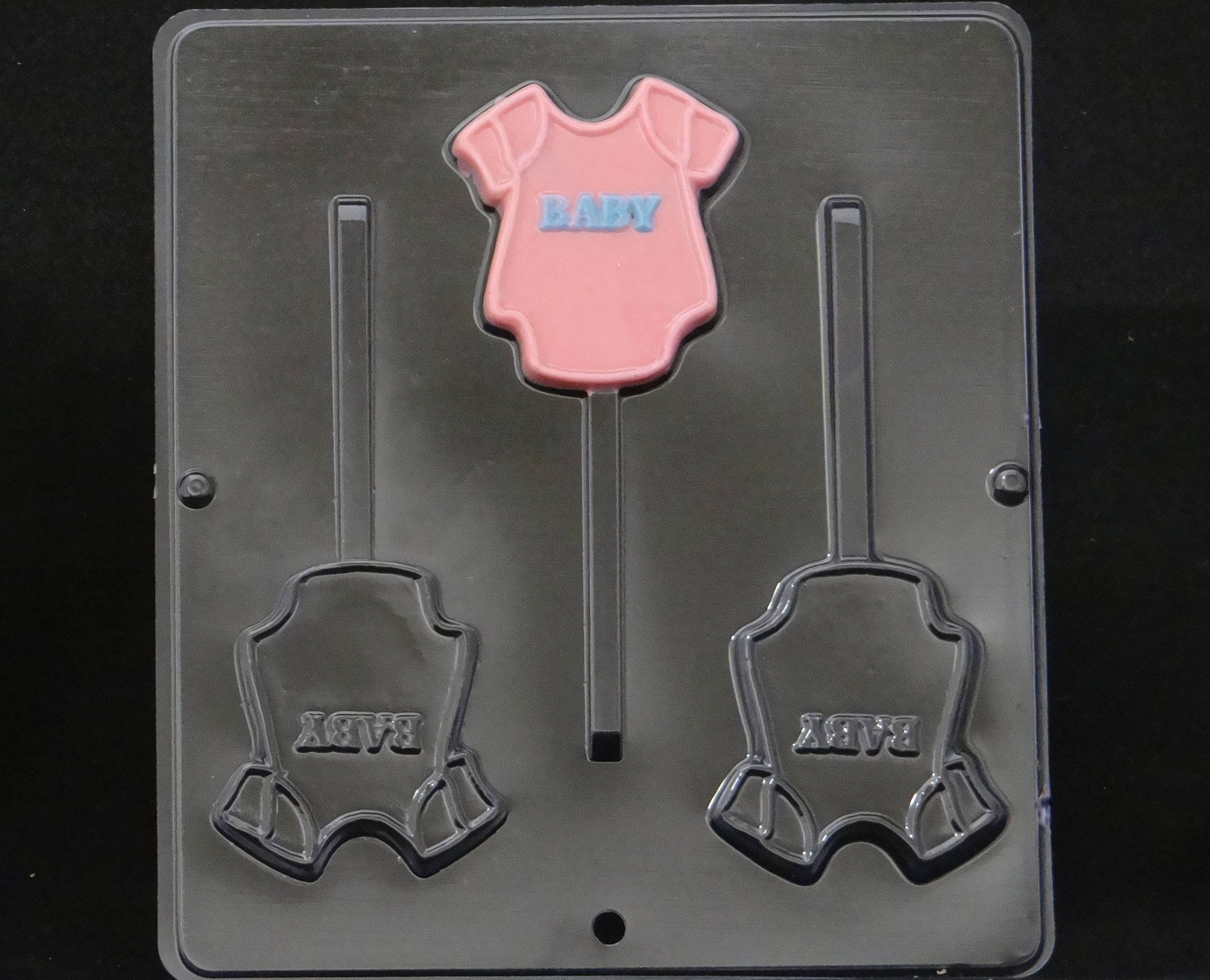 Baby Onesie Lollipop Chocolate Candy Mold Baby Shower Favor