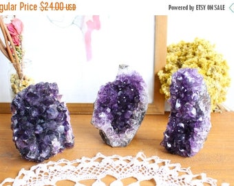 15% off Christmas in July Amethyst Cut Base Cluster - 1 lb to 2 lbs home decor- Crystal Collection - Meditation Altar (RK151B3)