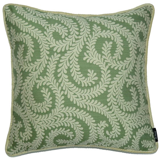 sage green cushions