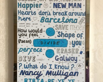 ED SHEERAN POSTER // divide