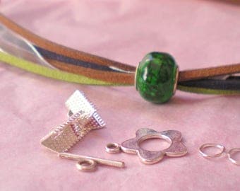 KIT * bracelet mini cuff * with Pearl CHARM