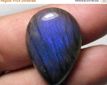 31% ON SALE Natural Labradorite Pear Cabochon Huge Size with High Quality Blue Flashy Fire Loose Gemstones.