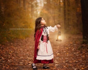 Little Red Riding Hood costume, Halloween Costume, Story book costume, Little Red