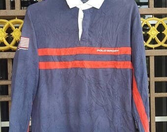 MEGA SALE 20% Vintage Polo Sport Ralph Lauren rugby shirt
