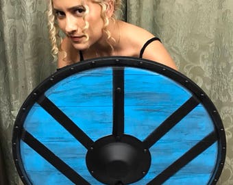 Ragnar & Lagertha Lothbrok VIKINGS SHIELD! Hand Made Customized and Affordable! Keywords: Shield, Vikings, Armor, History Channel, Show