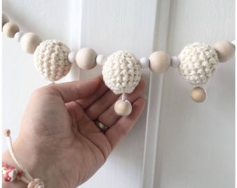 Air balloon baby stroller mobile, baby mobile, air balloon mobile, stroller chain, air ballon garland, stroller toy, air ballon decoration
