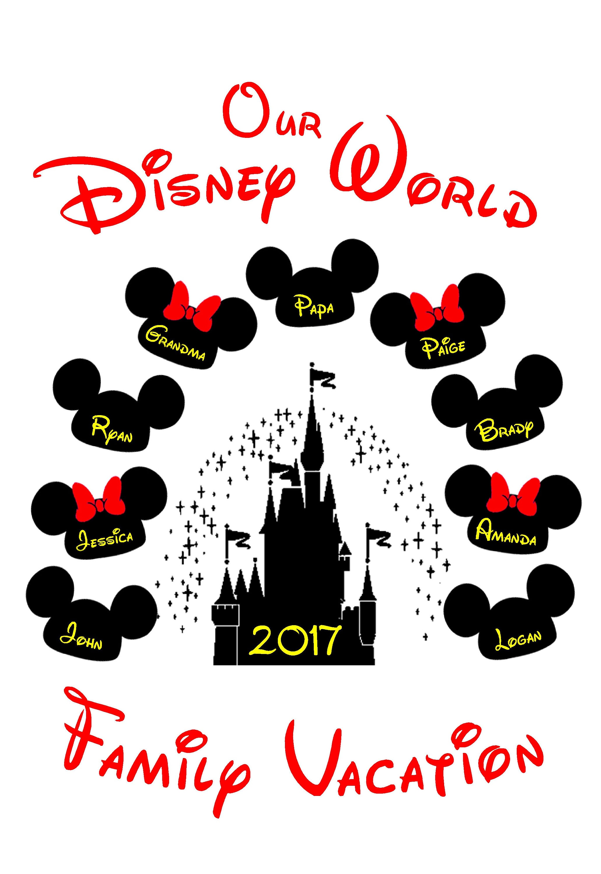 Download Our Disney World/Disneyland Family Vacation ANY YEAR