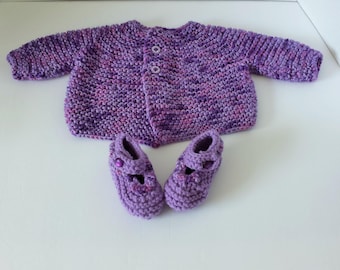 Purple baby sweater | Etsy