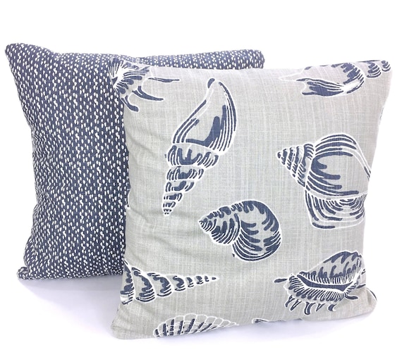 Navy Gray White Pillow Covers Decorative Pillows Cushions