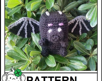 Ender Dragon Plush Inspired by Minecraft Black Dragon Plush